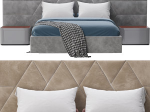 Haga II bed 3D Model