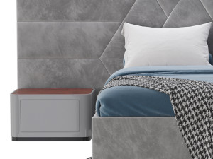 Haga II bed 3D Model