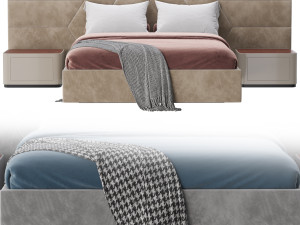 Haga II bed 3D Model