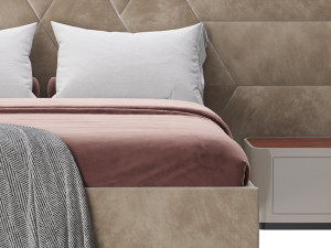 Haga II bed 3D Model