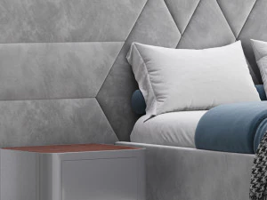 Haga II bed 3D Model