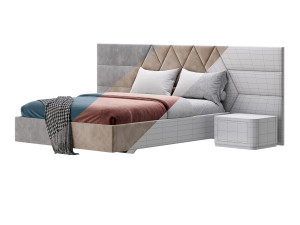 Haga II bed 3D Model