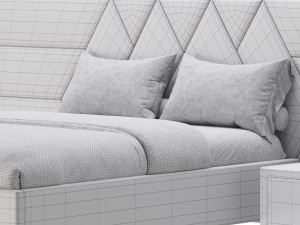 Haga II bed 3D Model