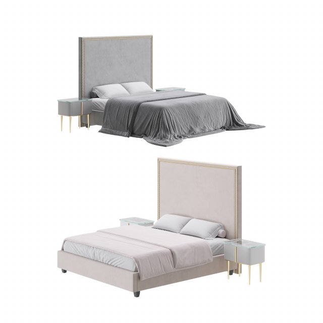 Hamilton Tall Bed Modèle 3D .c4d .max .obj .3ds .fbx .stl .blend 