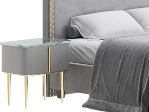 Hamilton Tall Bed Modèle 3D