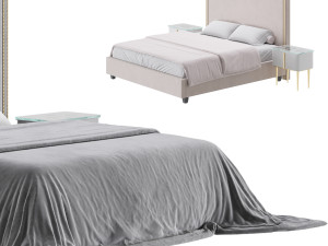Hamilton Tall Bed Modèle 3D