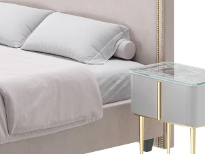 ハミルトン トール ベッド 3Dモデル