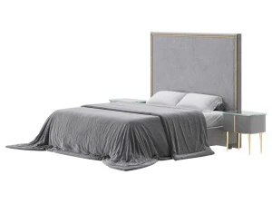 ハミルトン トール ベッド 3Dモデル