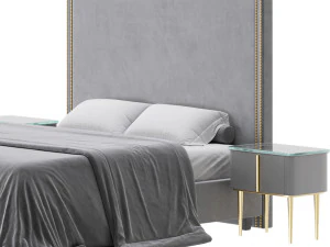 ハミルトン トール ベッド 3Dモデル