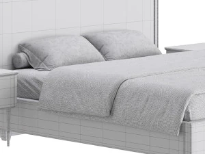 ハミルトン トール ベッド 3Dモデル