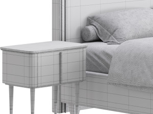 Hamilton Tall Bed Modèle 3D