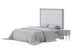 ハミルトン トール ベッド 3Dモデル