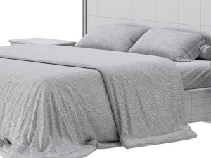 ハミルトン トール ベッド 3Dモデル