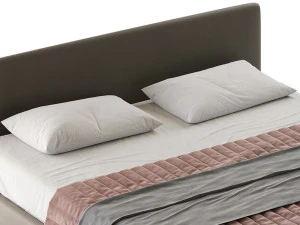 Letto Happy Compatto Modello 3D