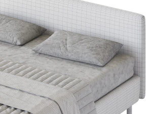 Letto Happy Compatto Modello 3D