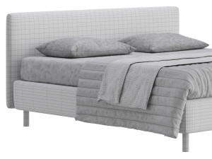 Happy Compatto bed 3D-Modell