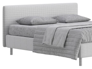 Letto Happy Compatto Modello 3D