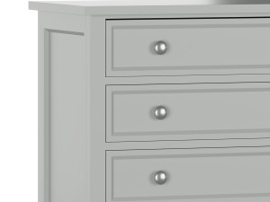 Harbor Grey 5-Drawer Chest 3D Model