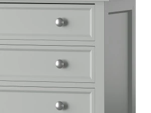 Harbor Grey 5-Drawer Chest 3D Model
