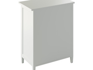 Harbor Grey 5-Drawer Chest 3D Model