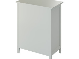 Harbor Grey 5-Drawer Chest 3D Model