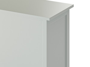 Harbor Grey 5-Drawer Chest 3D Model