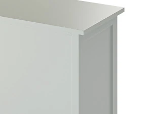 Harbor Grey 5-Drawer Chest 3D Model