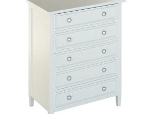 Harbor Grey 5-Drawer Chest 3D Model
