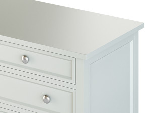 Harbor Grey 5-Drawer Dresser Modelo 3D