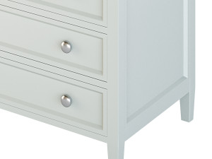 Harbor Grey 5-Drawer Dresser Modelo 3D