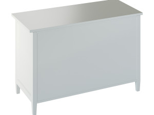 Harbor Grey 5-Drawer Dresser Modelo 3D