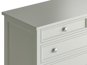 Harbor Grey 5-Drawer Dresser Modelo 3D