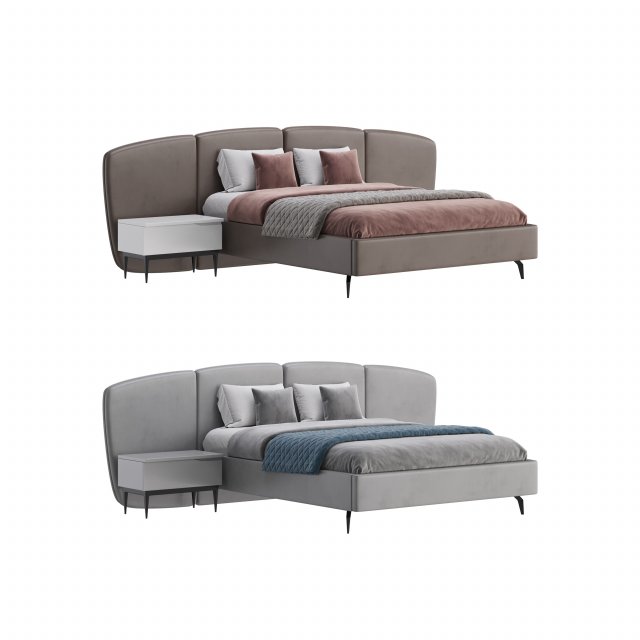 Hicardi BED 3D 模型 .c4d .max .obj .3ds .fbx .stl .blend 