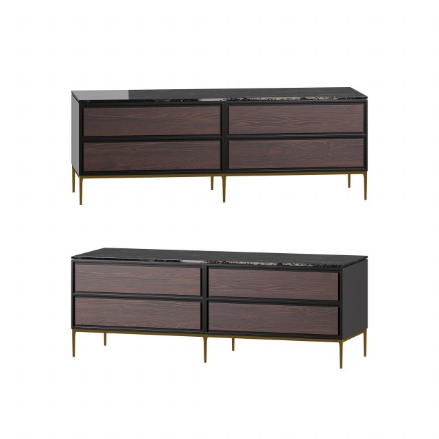 HORIZONTAL CABINET EDITION 3D Model .c4d .max .obj .3ds .fbx .stl .blend 