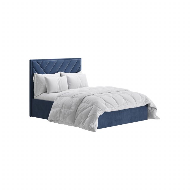 Jay Velvet-Finish Ottoman Bed 3D Model .c4d .max .obj .3ds .fbx .stl .blend 