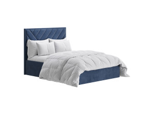 Jay Velvet-Finish Ottoman Bed Model 3D