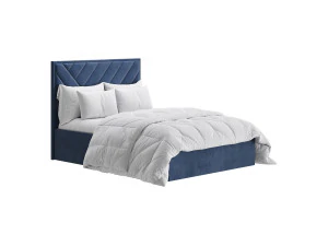 Jay Velvet-Finish Ottoman Bed 3D Model