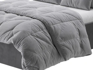 Jay Velvet-Finish Ottoman Bed 3D Model