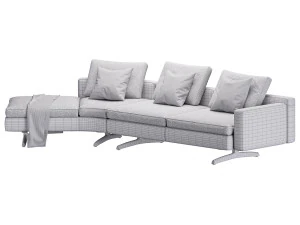 In the Mood sofa 3D Model