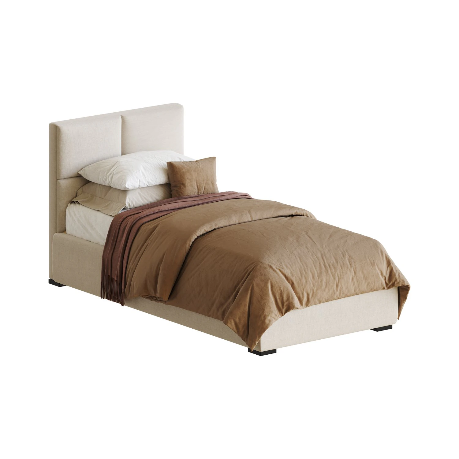 Kids bed KD4 3D Model .c4d .max .obj .3ds .fbx .stl .blend 