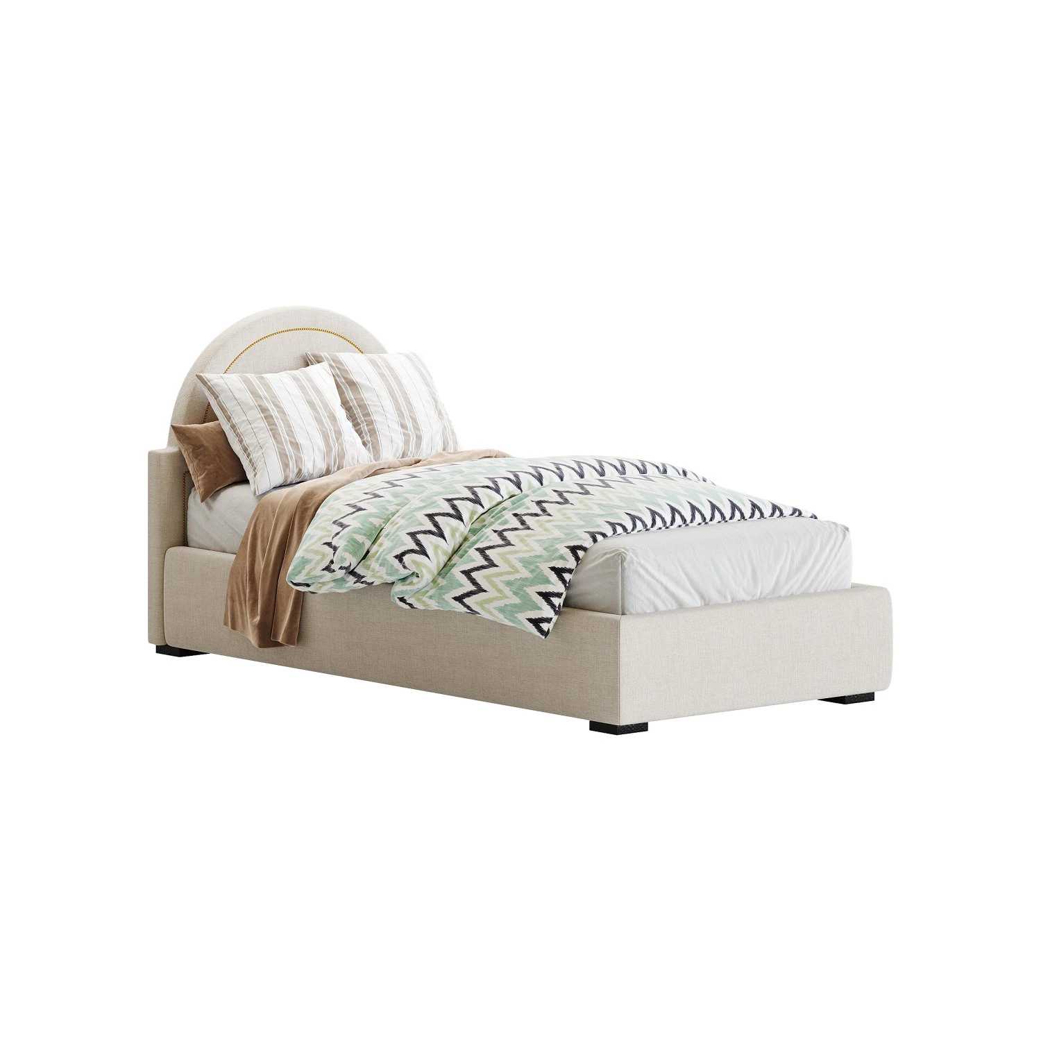 Kids bed KD83 3D Model .c4d .max .obj .3ds .fbx .stl .blend 