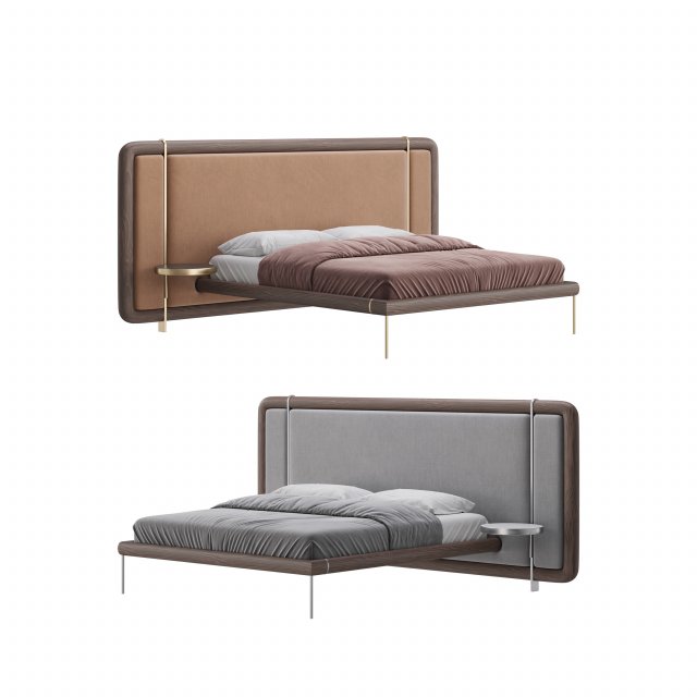 Killian BED 3D Model .c4d .max .obj .3ds .fbx .stl .blend