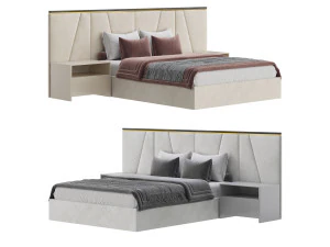 Tempat tidur Kugha Model 3D