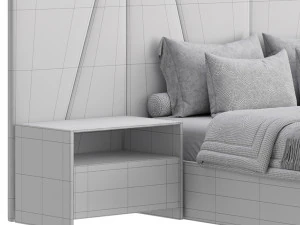 Kugha bed 3D Model