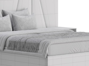 Kugha bed 3D Model