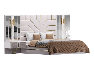La Blanc Bedroom set Modelo 3D