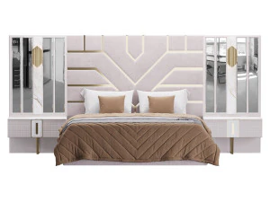 La Blanc Bedroom set 3D Model