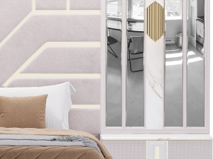 La Blanc Bedroom set Modelo 3D