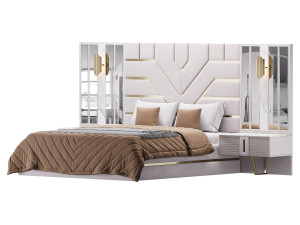 La Blanc Bedroom set Modelo 3D