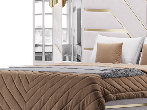 La Blanc Bedroom set Modelo 3D